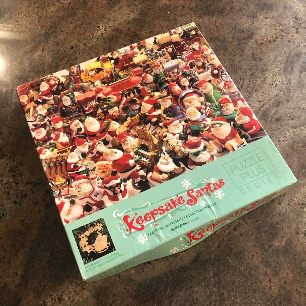 SPRINGBOK Keepsake Santas 500PC Puzzle